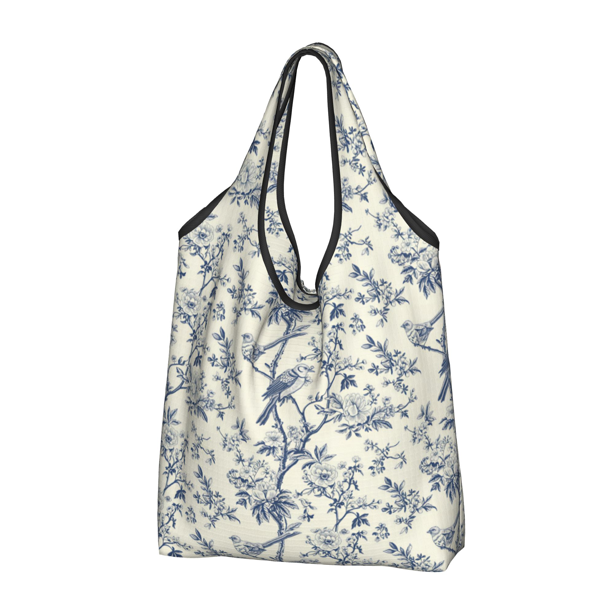 Women Bags Vector - リサイクルヴィンテージトワルドジュイベクターイメージショッピングバッグ女性用トートバッグポータブル食料品買い物バッグ