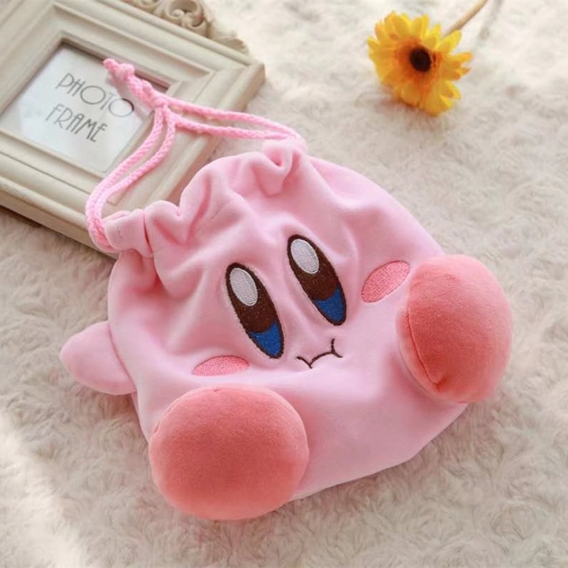 Women Bags And Purses - カービィの収納袋女性漫画アニメフィギュア化粧バッグかわいいバンドルポケットピンクファッション化粧品バッグかわいい小銭入れギフト