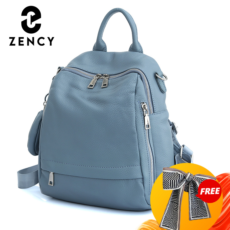 Mini Backpack Women - Zency レディース 本革バックパック 高品質スクールバッグ 旅行用 女性用