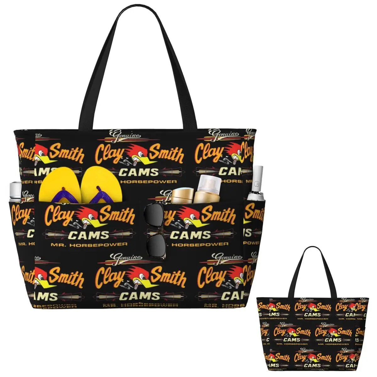 Women Bags Usa - アメリカ製 ストリート ミスターホースパワー クレイスミス カムズ ビーチトートバッグ
