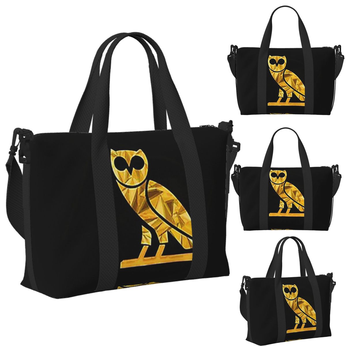 Women'S Bags Very - カスタムOVO 10月限定 ドレイクのフクロウ ビーチトラベルバッグ 大容量トートバッグ ジム