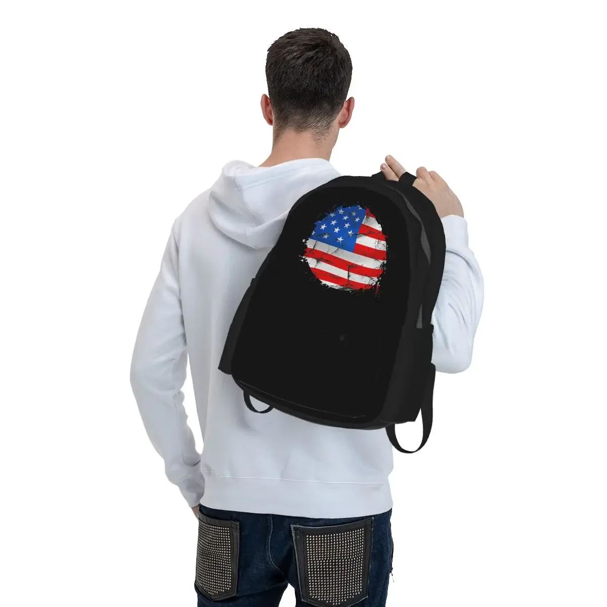 アメリカ合衆国アメリカ国旗バックパック男の子女の子ブックバッ - Women Bags Usa のレビューと価格