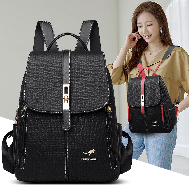 ファッションバックパック女性の高品質レザー Bagpack  - Mini Backpack Women のレビューと価格