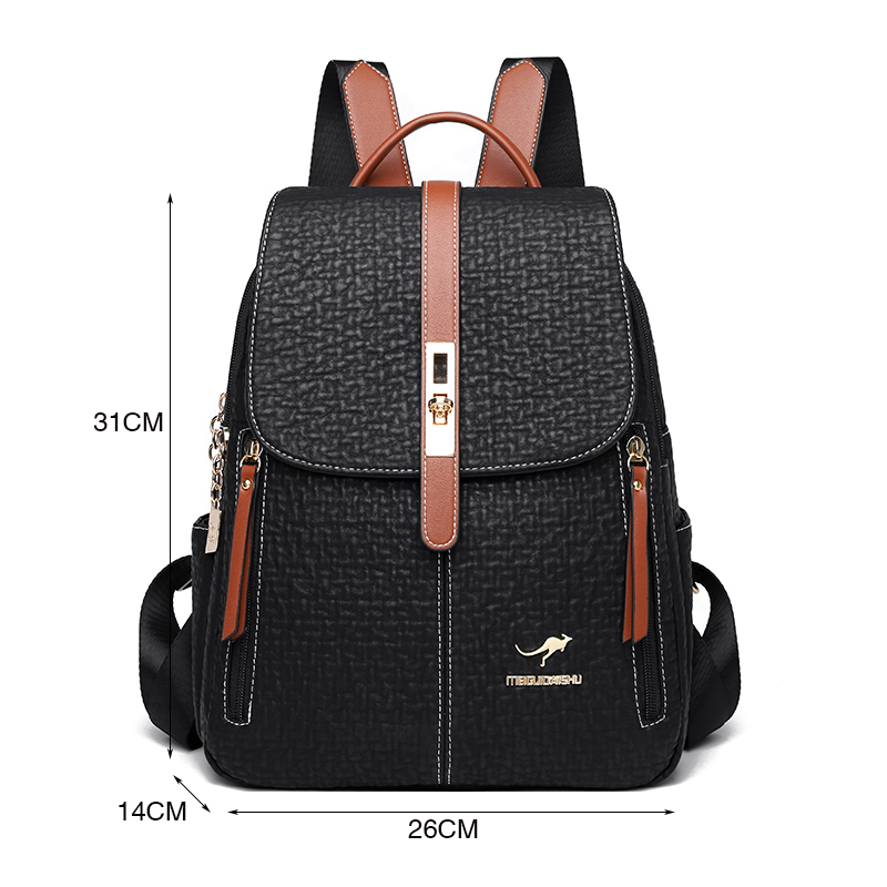 ファッションバックパック女性の高品質レザー Bagpack  - Mini Backpack Women のレビューと価格