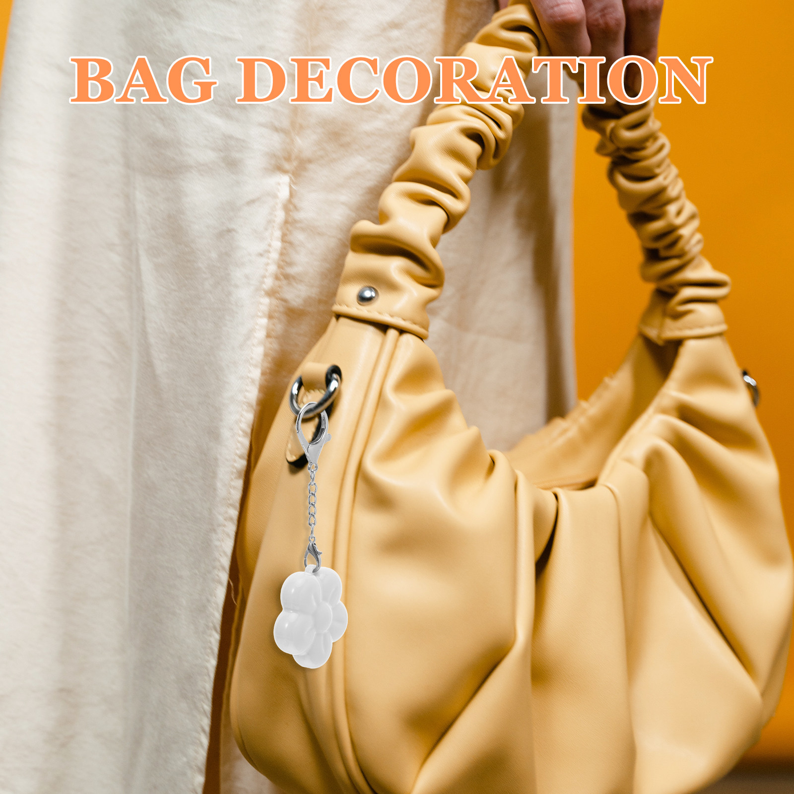 タッチ操作式充電式パースライトキーホルダー LEDフラワーハ - Women Bags And Purses のレビューと価格