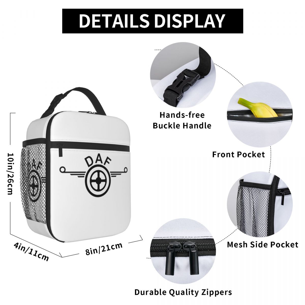 Daf トラック ロゴ ベクター デザイン 断熱ランチバッグ - Women Bags Vector のレビューと価格