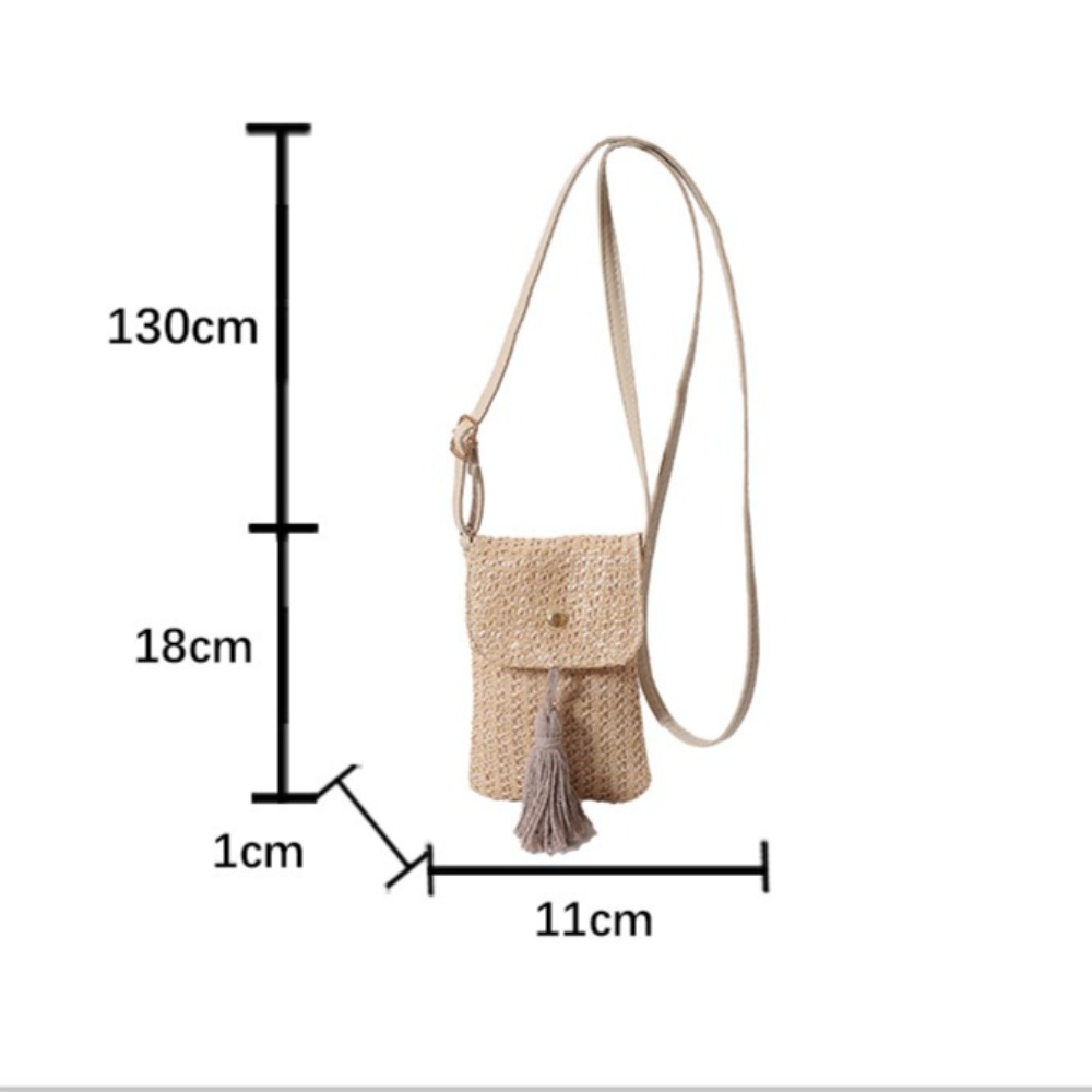 ビーチサイド携帯電話バッグとコインタッセル織り女性用ミニショ - Women'S Bags Very のレビューと価格