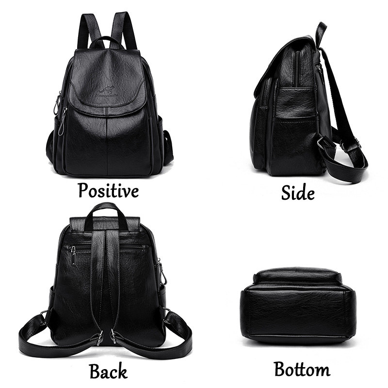 ヴィンテージ風ソフトレザーバックパック 女性用 9色展開 カ - Mini Backpack Women のレビューと価格