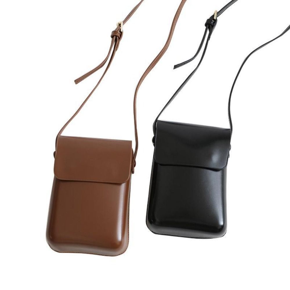 PU レザーフラップクロスボディバッグシンプルな固体大容量女 - Women Bags And Purses のレビューと価格