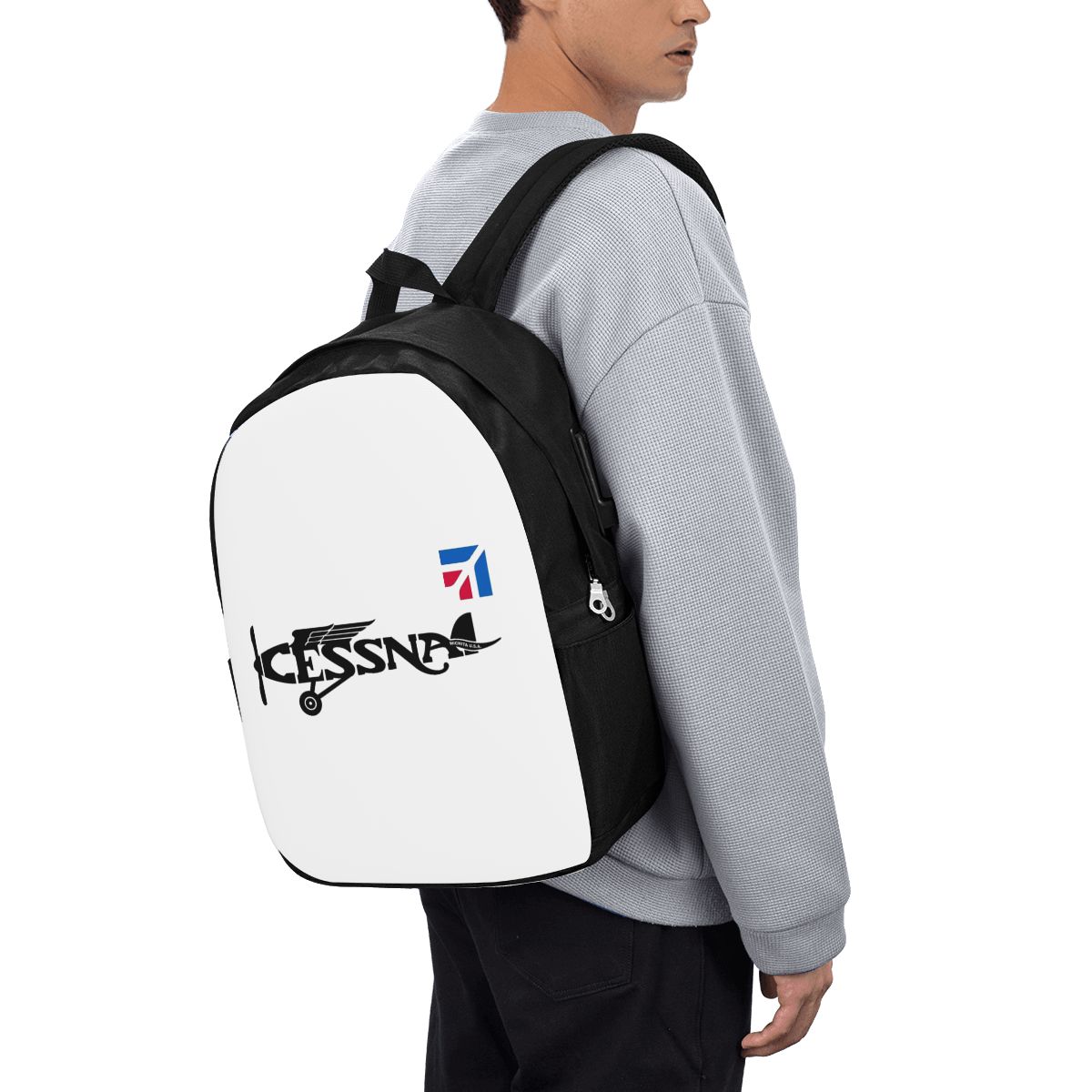 セスナロゴバックパック旅行ノートブックバッグコンピュータ大学 - Womens Backpack のレビューと価格
