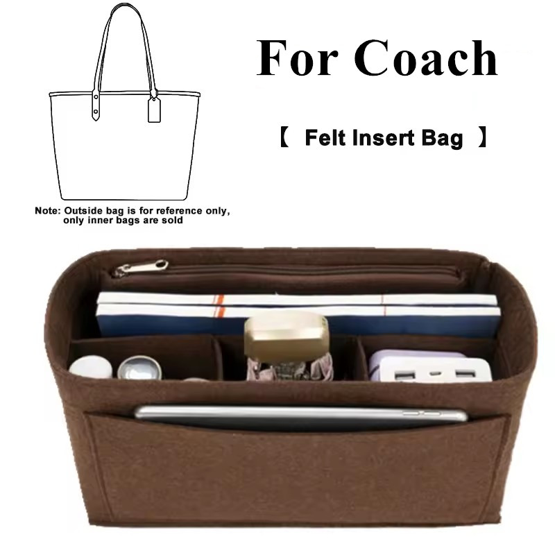 バッグオーガナイザーフェルトライナーポケットアクセサリーコー - Women Bags Coach のレビューと価格
