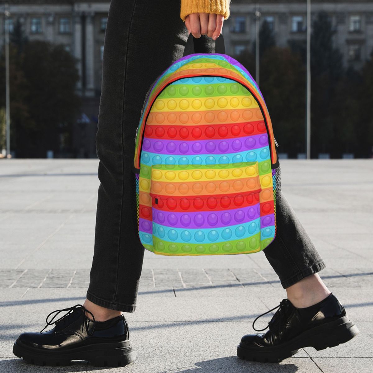 プレミアムベクトルポップイットシームレスパターンバックパック - Women Bags Vector のレビューと価格