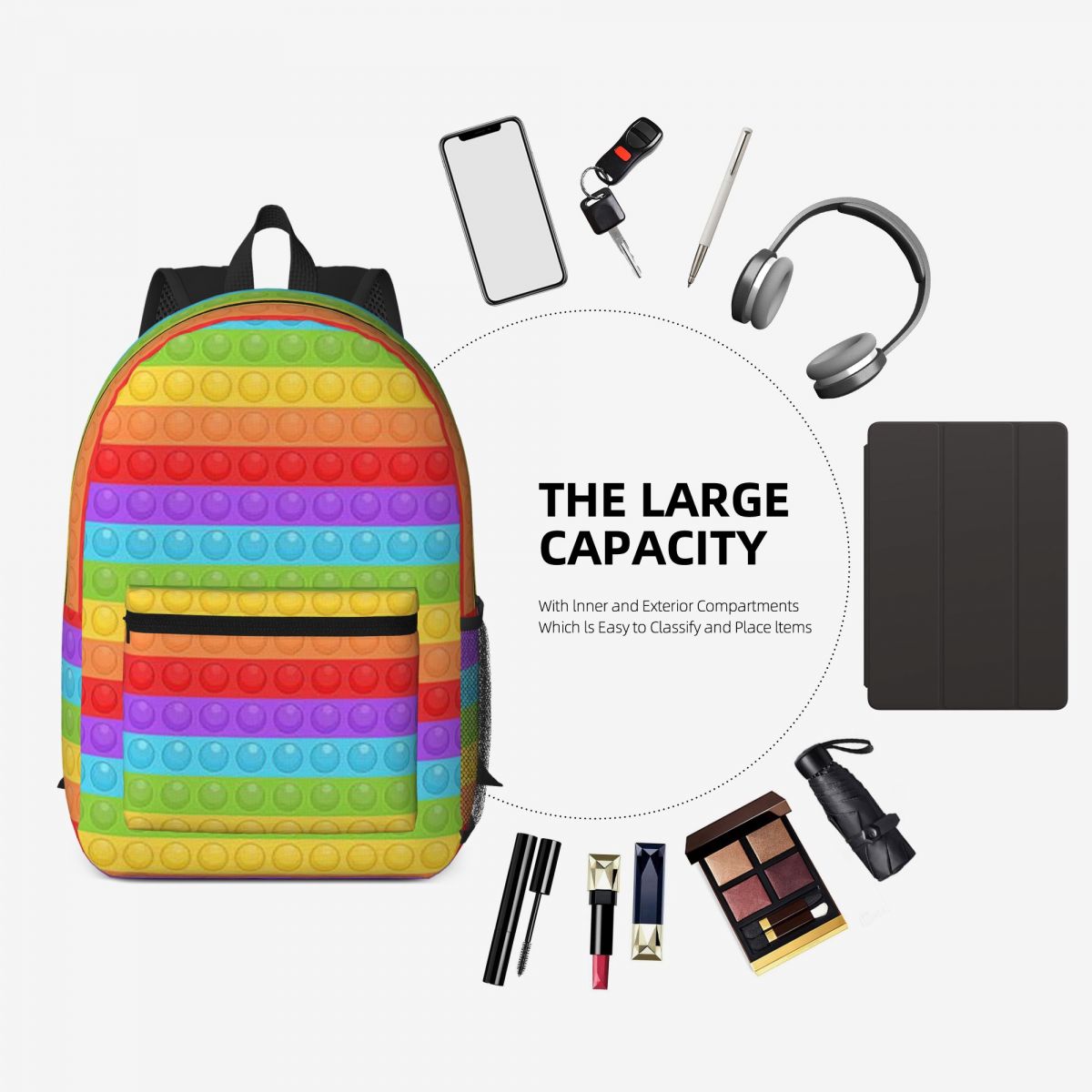 プレミアムベクターポップイットシームレスパターンバックパック - Women Bags Vector のレビューと価格