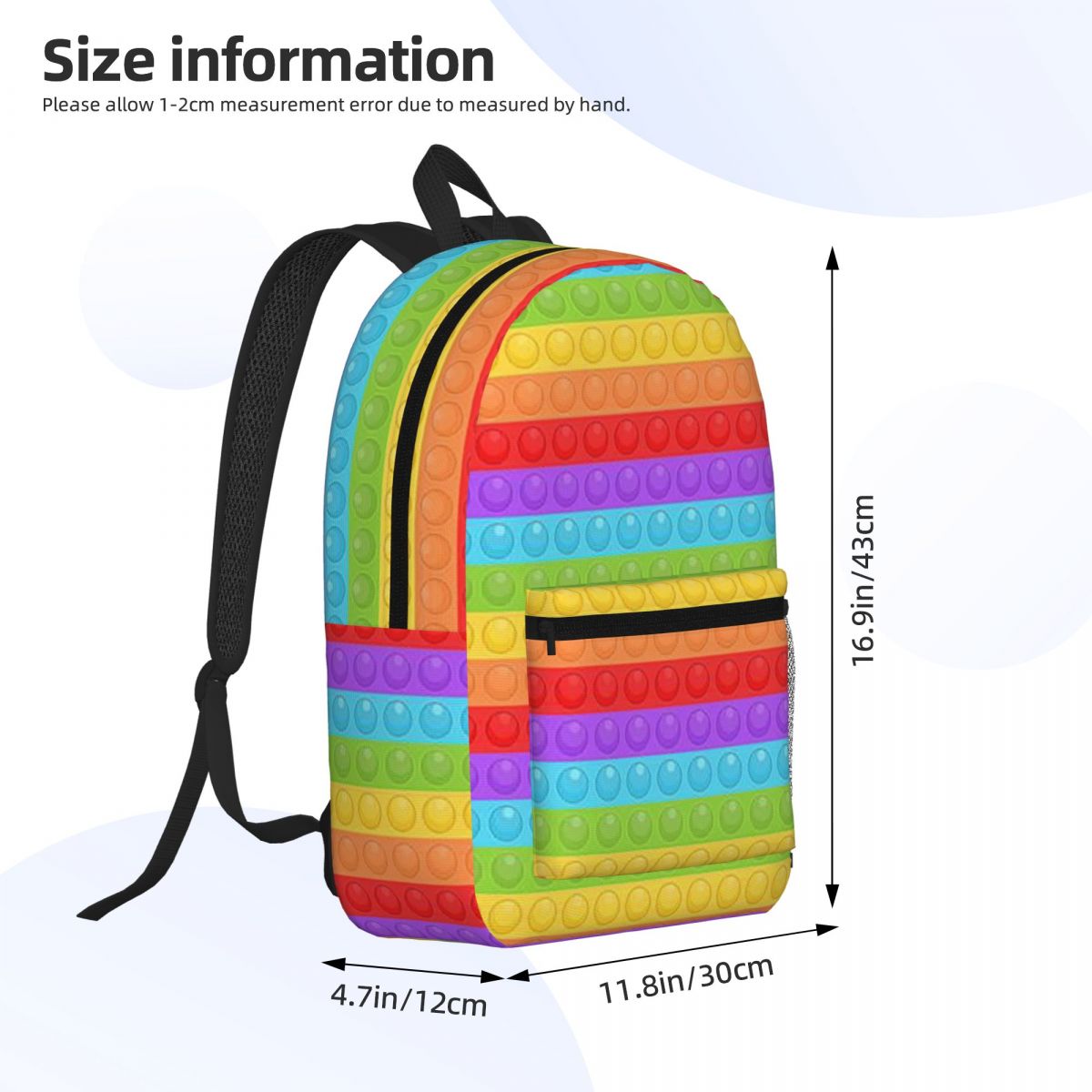 プレミアムベクターポップイットシームレスパターンバックパック - Women Bags Vector のレビューと価格