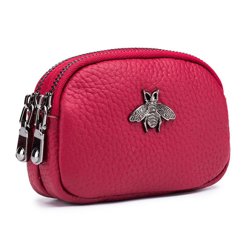 女性牛革ダブルジッパーポータブル財布バッグ蜂カード Hode - Women Bags Coach のレビューと価格