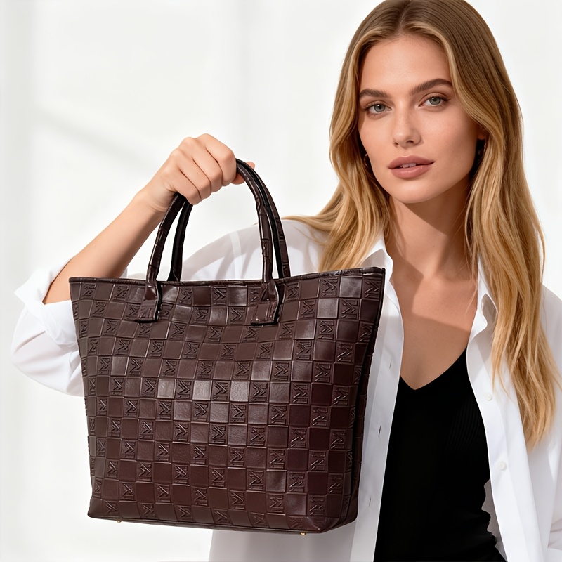 ライトラグジュアリー ディープブラウン キルティング柄 レデ - Women'S Vegan Bags のレビューと価格