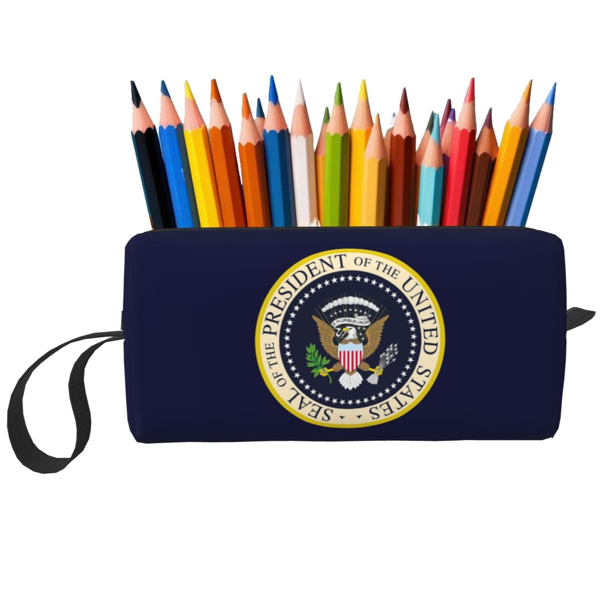 米国大統領の印章入りペンケース、ペンボックス、鉛筆バッグ、文 - Women Bags Usa のレビューと価格