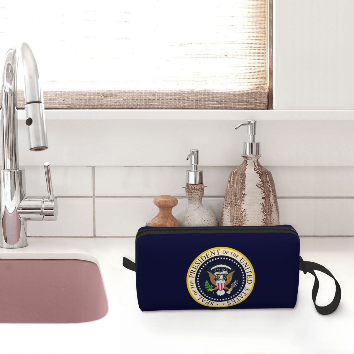 米国大統領の印章入りペンケース、ペンボックス、鉛筆バッグ、文 - Women Bags Usa のレビューと価格