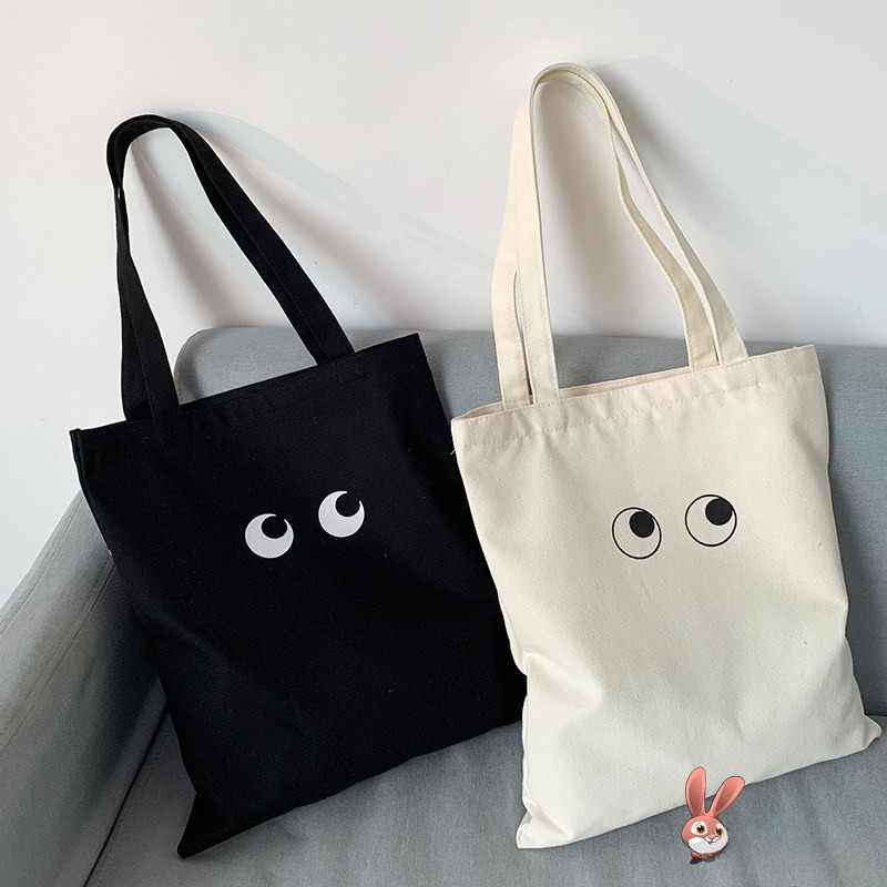 大容量キャンバストートバッグ、女性向けカートゥーン柄ハンドル - Women'S Bags New Collection のレビューと価格
