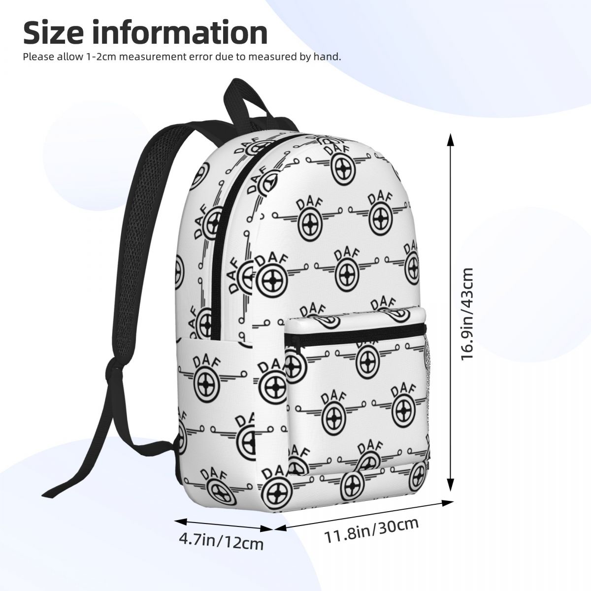 Daf トラックロゴベクターデザインバックパックデイパック大 - Women Bags Vector のレビューと価格