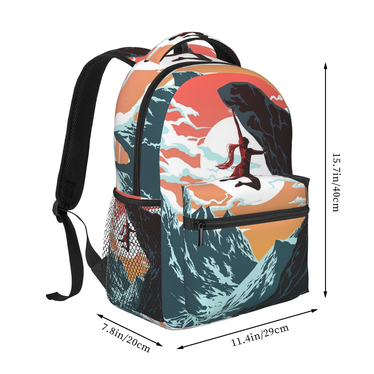 クライミングガールベクターアートバックパックホットセールデイ - Women Bags Vector のレビューと価格
