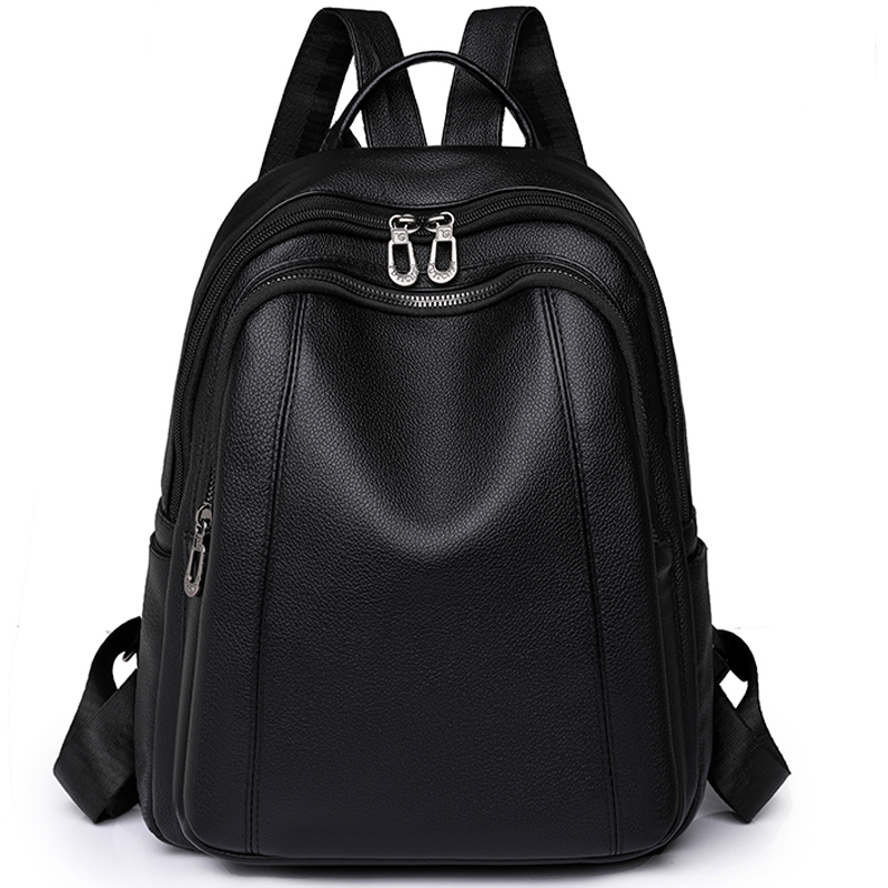 高品質の革のバックパック女性の大容量バックパック財布女性ヴィ - Mini Backpack Women のレビューと価格