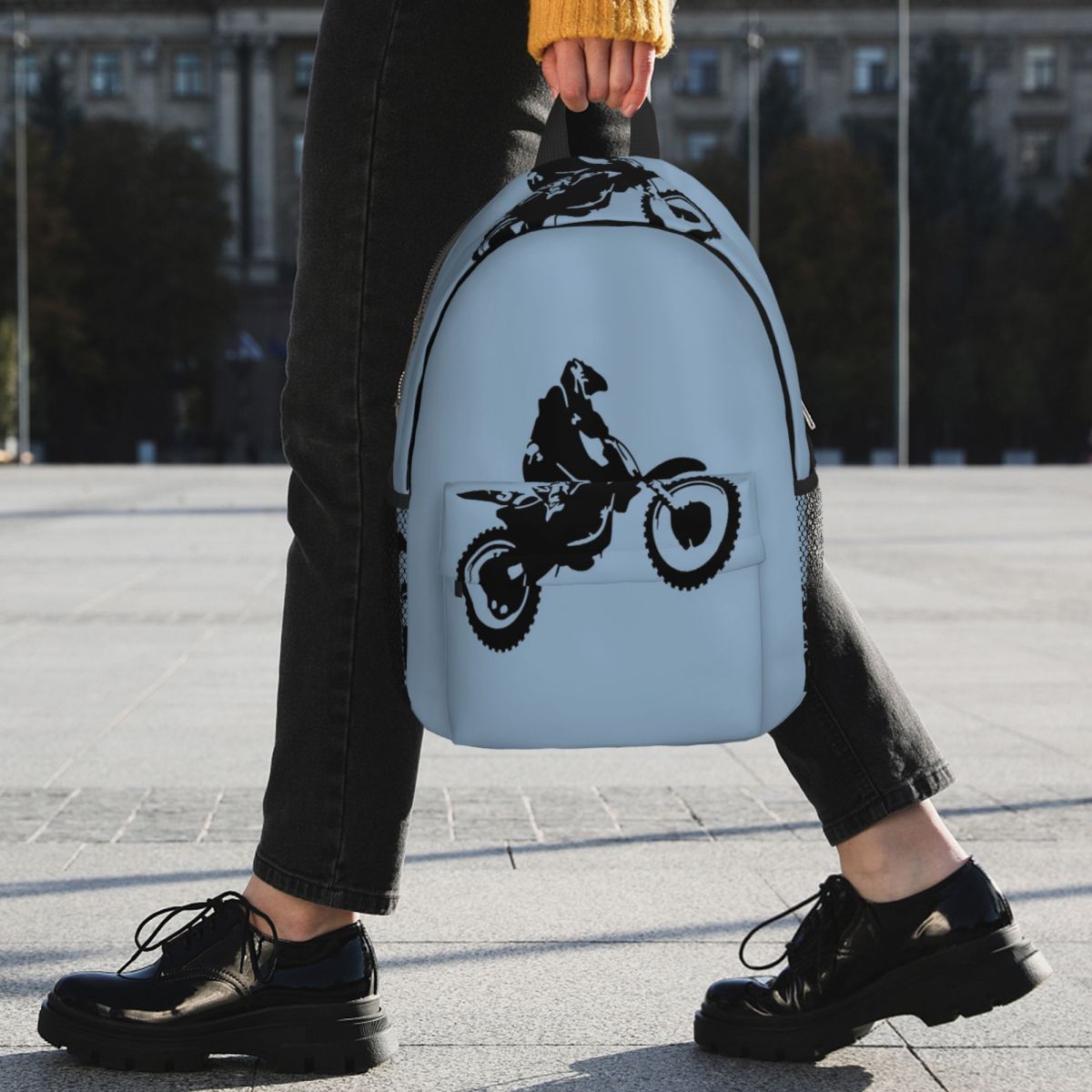 Moto X ダートバイク モノトーン ベクター アート バ - Women Bags Vector のレビューと価格