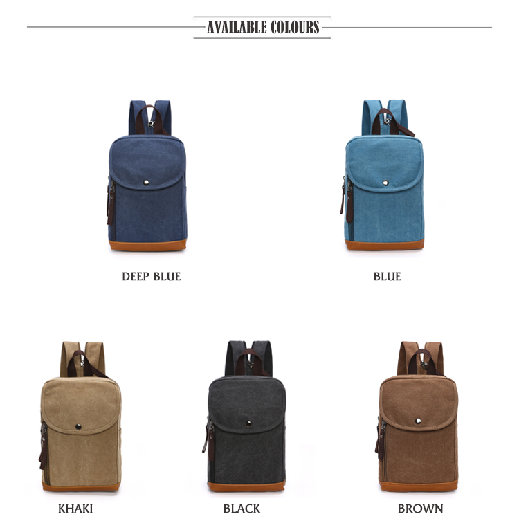 メンズキャンバスミニバックパック男性女性用ダブルショルダース - Mini Backpack Women のレビューと価格