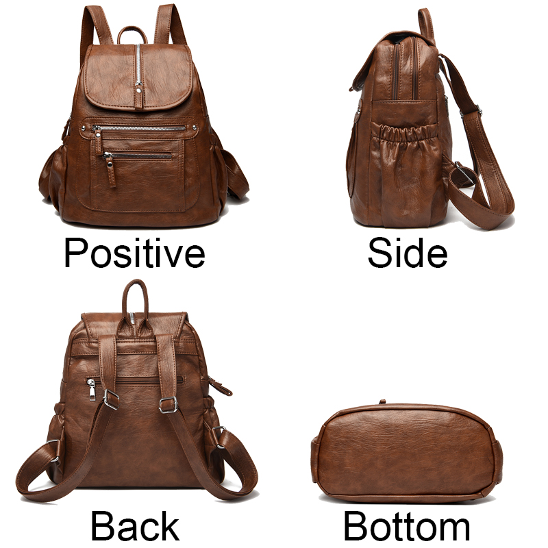 ファッショナブルな大容量盗難防止ショルダーバッグレディースバ - Mini Backpack Women のレビューと価格