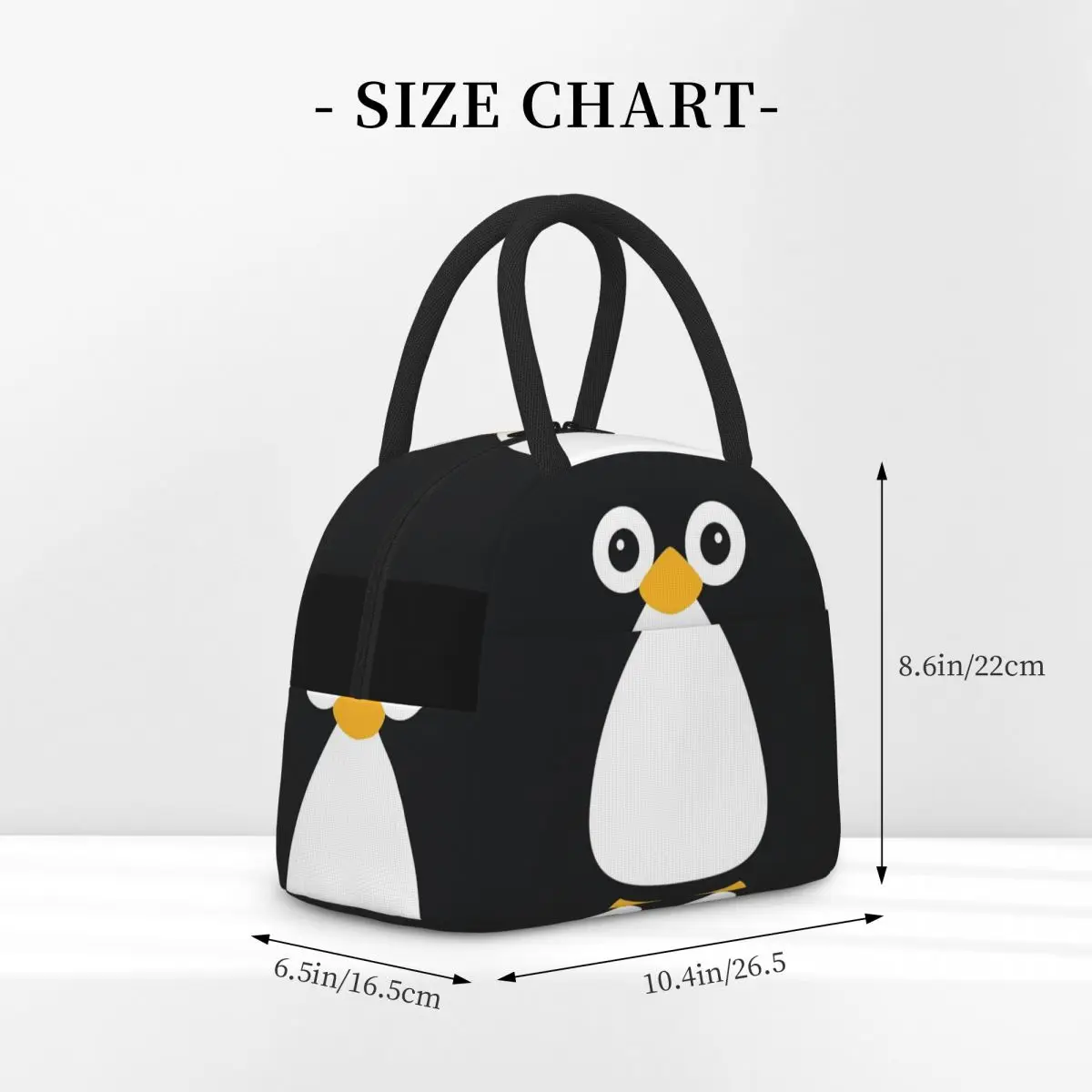 かわいいペンギン柄の断熱ランチバッグ、女性や子供向けの携帯用 - Women Bags Vector のレビューと価格