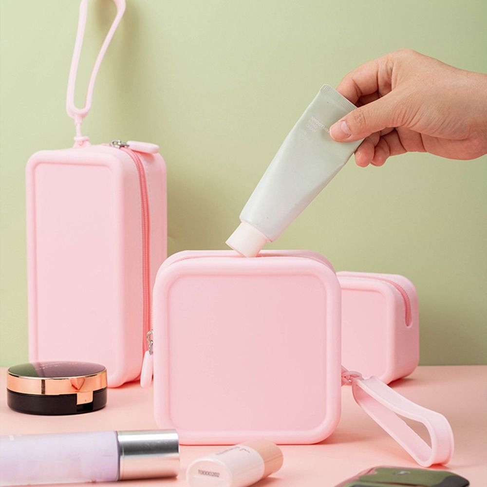 ポータブルシリコン小銭入れ大容量ジッパーイヤホンバッグ防水ソ - Women Bags And Purses のレビューと価格