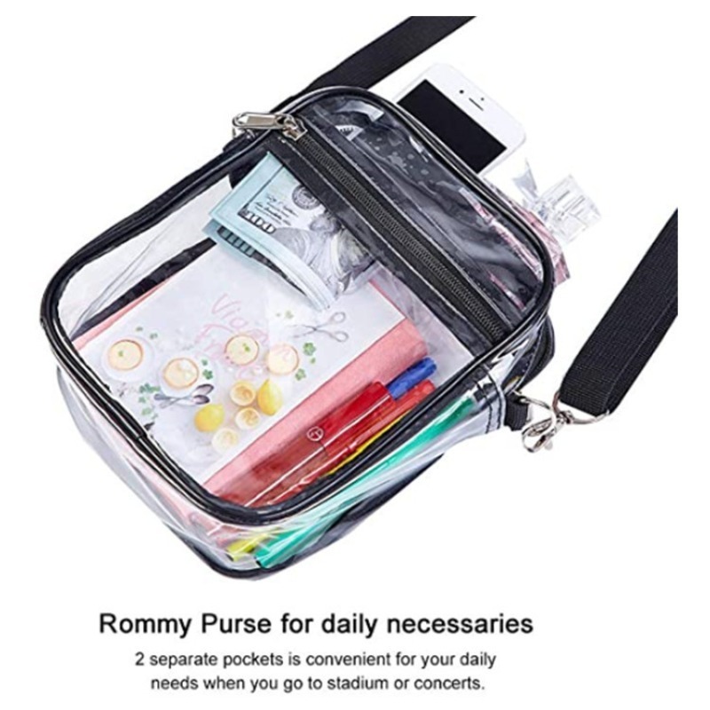 1-10個入り レディース クリア クロスボディバッグ 透明 - Women Bags And Purses のレビューと価格