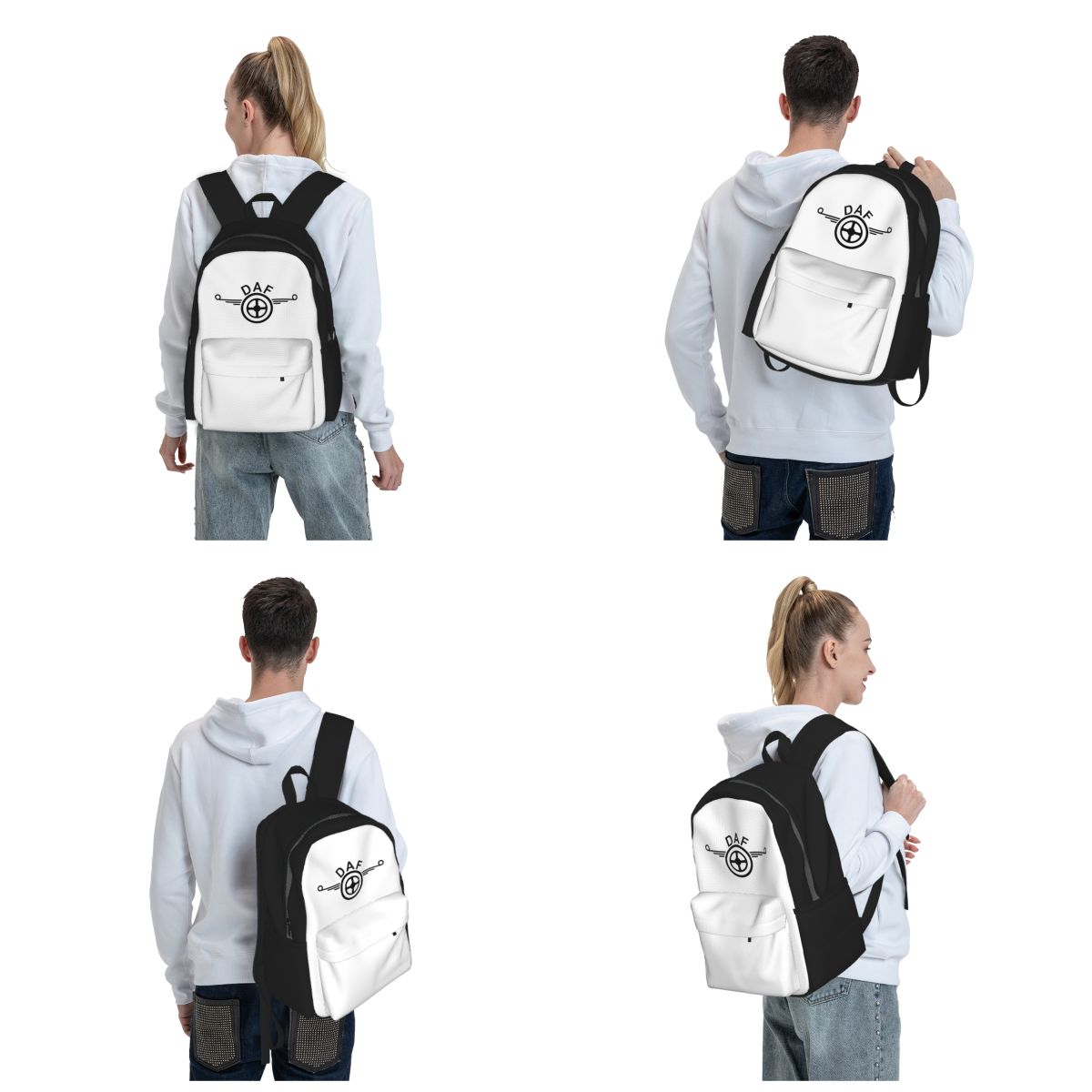 Daf トラックロゴベクターデザインバックパックデイパック大 - Women Bags Vector のレビューと価格