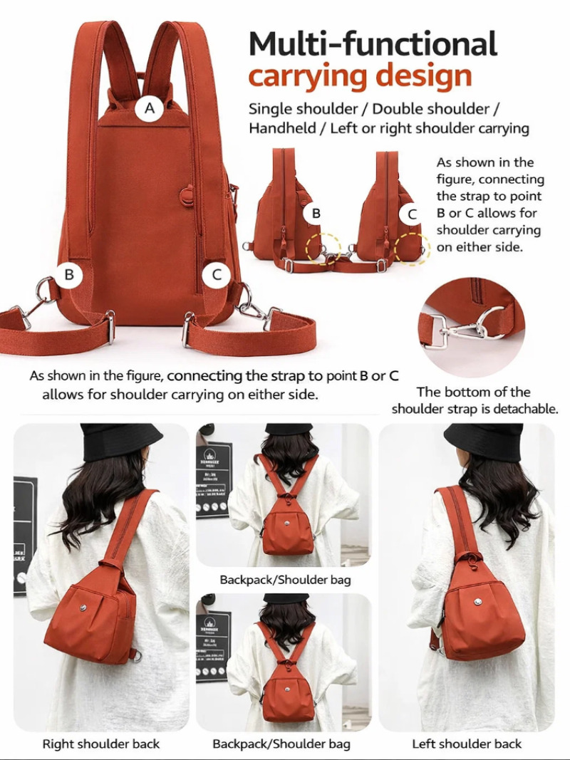 女性用軽量ミニバックパック、盗難防止機能付きオックスフォード - Mini Backpack Women のレビューと価格